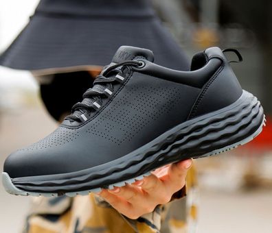 Herren Damen Arbeitsschuhe Stahlkappe Atmungsaktiv Sneaker Sicherheitsschuhe DE