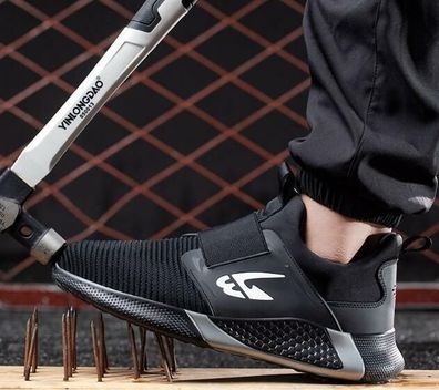 Sicherheitsschuhe Sommersandalen Arbeitsschuhe Leicht Atmungsaktiv Stahlkappe