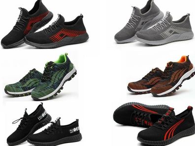 Arbeitsschuhe Stahlkappen Herren Damen Sicherheitsschuhe Sommer Turnschuhe