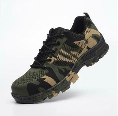 Arbeitsstiefel Atmungsaktiv Stahlkappe Sicherheitsschuhe Herren Damen Turnschuhe