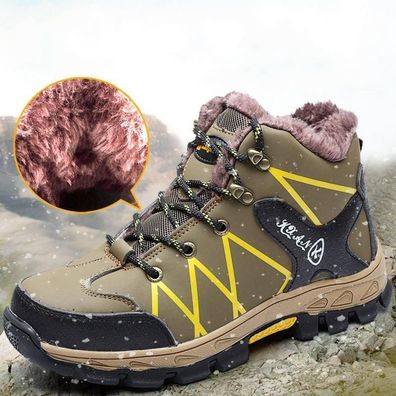 Herren Damen Warm Sicherheitsschuhe Arbeitsschuhe Stahlkappe Winterstiefel