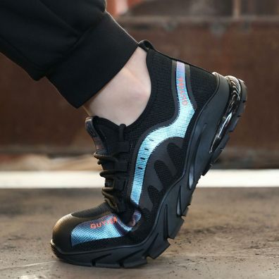 Sicherheitsschuhe Gummi Arbeitsschuhe Stahlkappe Durchtrittsichere Damen Herren