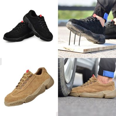 Arbeitsschuhe Sicherheitsschuhe Atmungsaktiv Ltahlkappe Rutschfest Turnschuhe