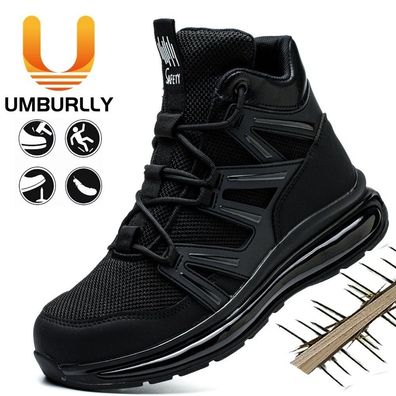 Herren Sicherheitsschuhe Arbeitsschuhe Stahlkappe Leicht Gehen Schutzschuhe