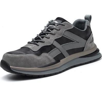 Herren Damen Arbeitsschuhe Leicht Stahlkappe Sicherheitsschuhe Sport Sneaker Neu