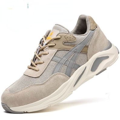 Herren Damen Arbeitsschuhe Stahlkappe Atmungsaktiv Leicht Sicherheitsschuhe