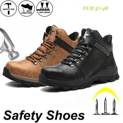 Sicherheitsschuhe S3 Stahlkappe Schutzschuhe Arbeitsschuhe Wanderschuhe Gr 37-47