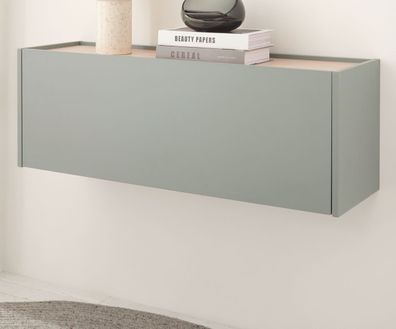 Hängeschrank "Center" in Salbei und Barista Eiche Flurschrank hängend 100 cm