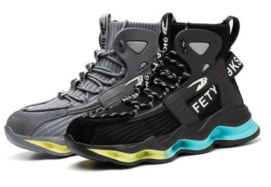 Neu Herren Sicherheitsschuhe Stahlkappe Sportliche Leicht Arbeitsschuhe Gr.36-48