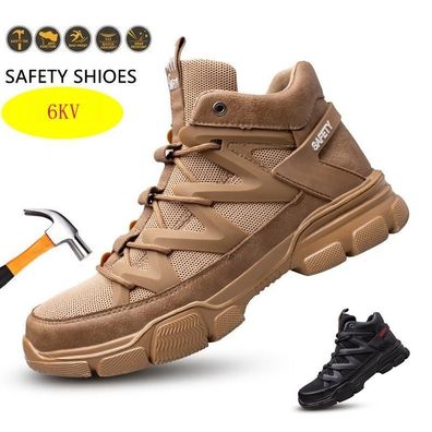 Stahlkappe Herren Damen Sicherheitsschuhe Leicht Schutzschuhe Arbeitsschuhe