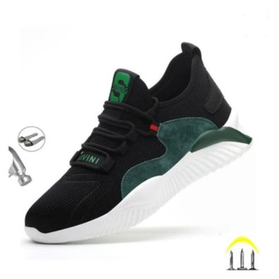 Herren Damen Leichte Atmungsaktiv Arbeitsschuhe Stahlkappe S3 Sicherheitsschuhe