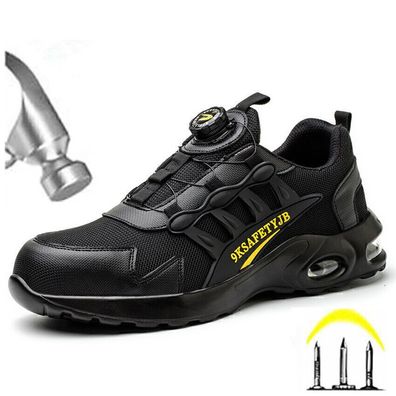 Herren Leicht Arbeitsschuhe Sicherheitsschuhe Stahlkappe S3 Sport Sneaker
