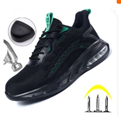 Herren Stahlkappe Arbeitsschuhe Sicherheitsschuhe Schutzschuhe S3 Sneaker G37-48