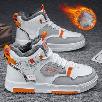 Herren Schneestiefel Winter Stiefel Warme Schuhe Lassige Stiefel Sneakers