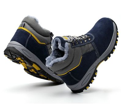 Arbeitsschuhe Sicherheitsschuhe WINTER Gefuttert Winterstiefel Stahlkappe 35-48*