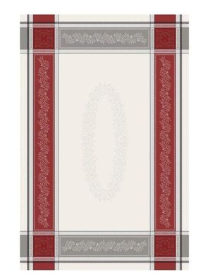 Tissus Toselli Tafeltuch Baumwolle Beschichtet Provence Oliven Grau Tischwäsche aus F