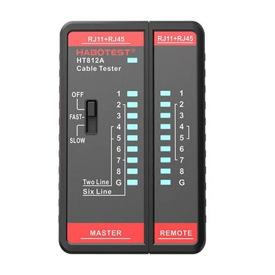 Habotest Netzwerkkabel-Tester RJ45/RJ14/RJ12/RJ9 HT812A