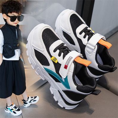 Madchen Jungen Trainer Kinder Lichtweicht Schule Sportschuhe Turnschuhe Sneakers