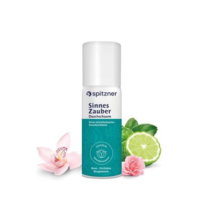 Spitzner Duschschaum Sinnes Zauber 50 ml Sinnliche Wellness-Dusche sanft und 100Proz