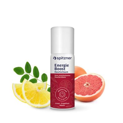 Spitzner Duschschaum EnergieBoost 50 ml Wellness-Dusche sanft hautverträglich und 10