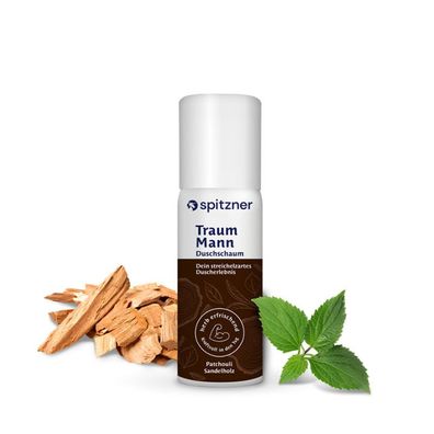Spitzner Duschschaum TraumMann 50 ml Erfrischende Wellness-Dusche sanft hautverträgl