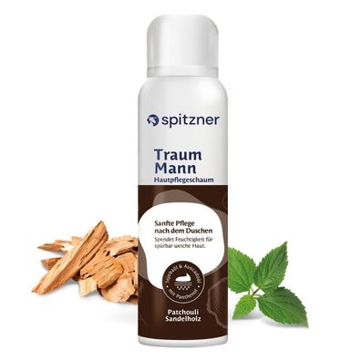 Spitzner Hautpflegeschaum TraumMann 200 ml Pflegeschaum Körperpflege 100Prozent vega