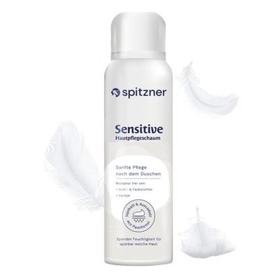 Spitzner Hautpflegeschaum Sensitive 200 ml Pflegeschaum Körperpflege 100Prozent vega