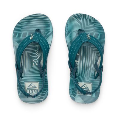 REEF Kids Flip Flop Little Ahi sage stripe