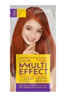 Joanna Multi Effekt Farbschampoo Farbspuelung 15 Flammenrot