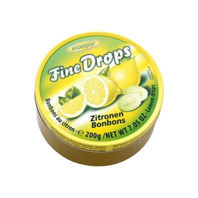 Woogie Fine Drops Zitronen Bonbons 200 g