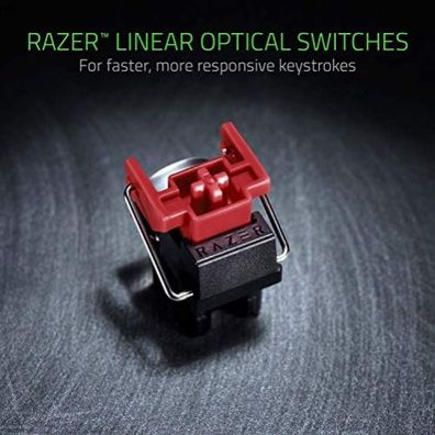 Razer Huntsman TE Gaming Keyboard Optical Red Switches TKL RGB USA Layout QWERTY ISO