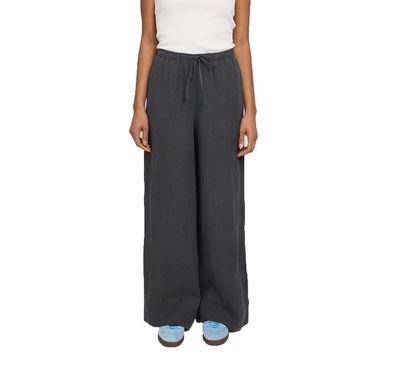 MAZINE Women Hose Drawstring Linen anthra
