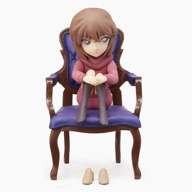 SEGA Haibara Ai mit Stuhl | Detektiv Conan Sammelfigur | 12 cm