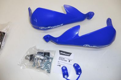 Handprotektoren Handschutz handguards sharp universal Enduro Motorrad blau