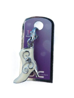 Modeschmuck; Kettenanhänger Charms - Stiefel; Kleiner Anhänger für Ketten,
