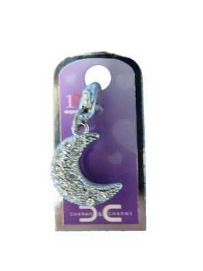 Modeschmuck Kettenanhänger Charms - Mond