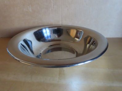 Schale Schüssel silbern Metall ca. 20 cm Ø und 5 cm H