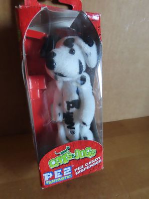 Bonbonspender Pez Cats & Dogs Dalmatiner Plüsch mit Karabiner (original Verpackt)