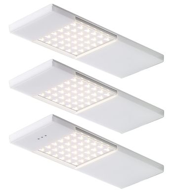 LED Unterbauleuchte Küche 3x 4 W Leuchtenset Küchenleuchte Samba + Sensor Dimmer