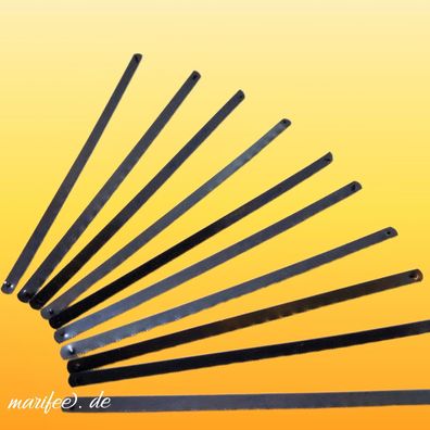 Metall-Sägeblätter, 10 Stück, 150 x 6 mm für Junior-Bügelsäge Art.-Nr. 20139