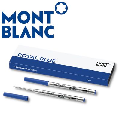 Montblanc Kugelschreiberminen F royal blue
