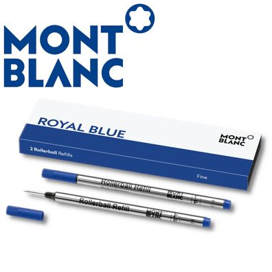 Montblanc Rollerball-Minen F royal blue