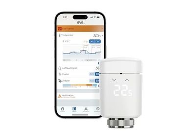 Eve Thermo - Smart Heizkörperthermostat, LED-Display