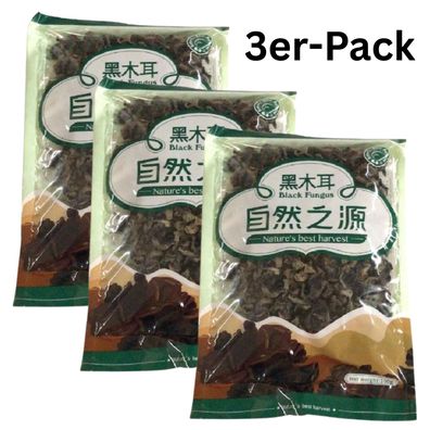 3er-Pack Nature´s Best Harvest Mu Err Getrocknete Judasohrpilze 100g