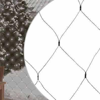 vidaXL Weihnachts-Lichternetz 4x4 m 544 LED Kaltweiß Indoor Outdoor
