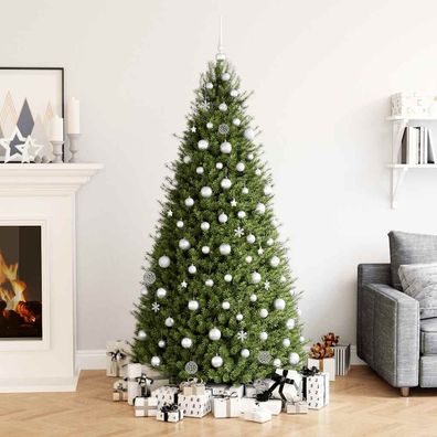 vidaXL 111-tlg. Weihnachtskugel-Set Silbern Polystyrol