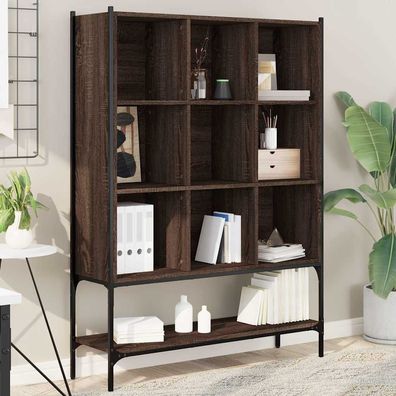 vidaXL Bücherregal Braun Eichen-Optik 102x30x141,5 cm Holzwerkstoff