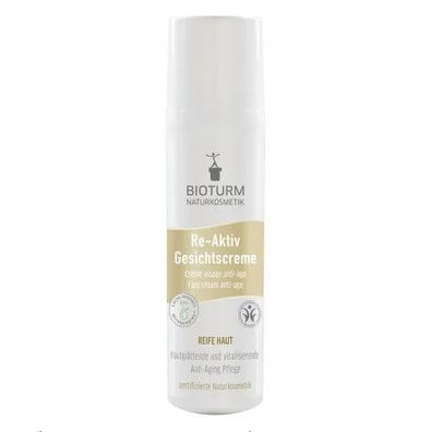 Bioturm Naturkosmetik  -  Re-Aktiv Gesichtscreme - 75 ml
