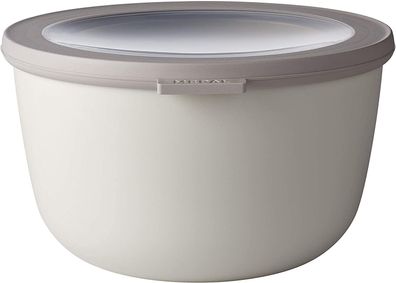 Mepal 6 Stück multischüssel cirqula rund 2000 ml - nordic white 106214032500