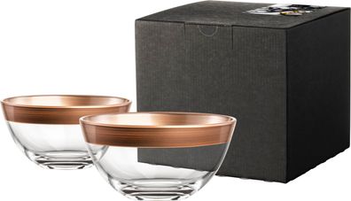 EISCH 2 Schalen 567/14 im Geschenkkarton KAYA COPPER 77356714/ 180314